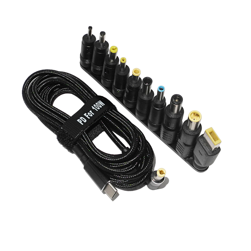Cable Lock Laptop - 100W Loại C Dc Adapter Kết