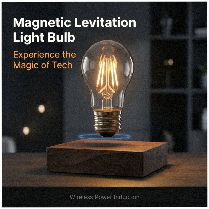 Office Tech Decor - Magnetic Levitating Floating Wireless LED Light