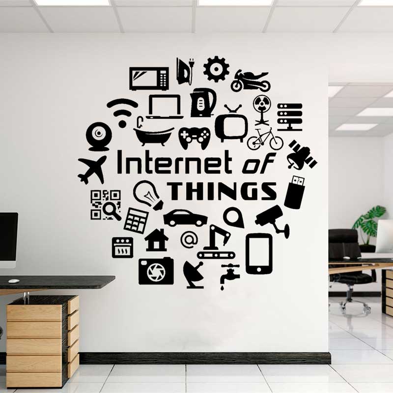The Office It Tech - Tech Vinyl Decal Dán Tường Internet