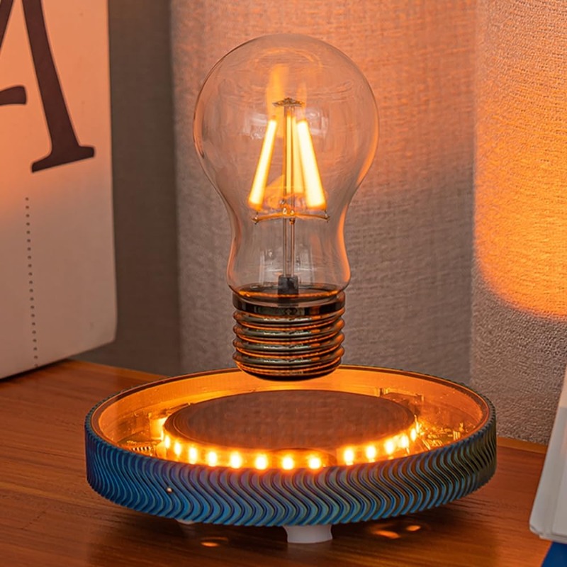 Office Tech Decor - Levitating Floating Wireless LED Light Bulb