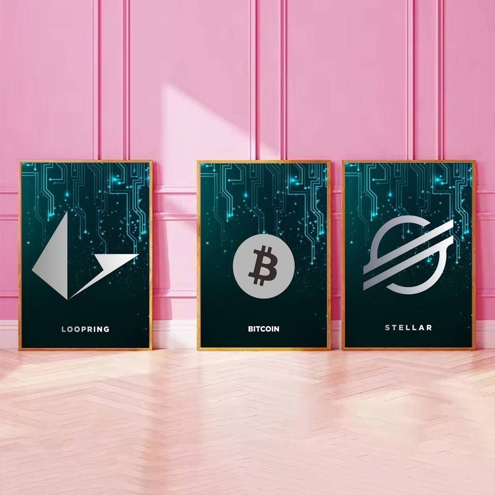 Tech Circuit Crypto Symbol Pos - đánh giá và giá Office Tech Decor