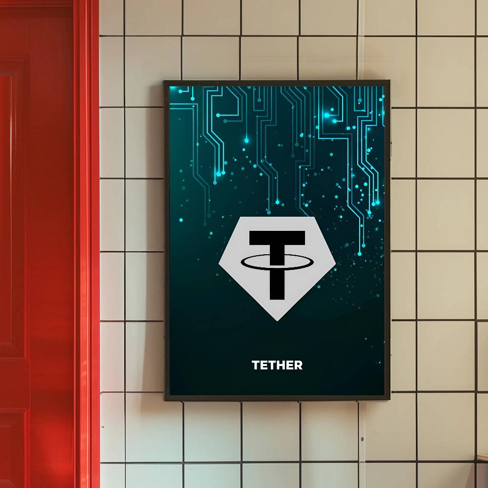 Tech Circuit Crypto Symbol Pos - đánh giá và giá Office Tech Decor