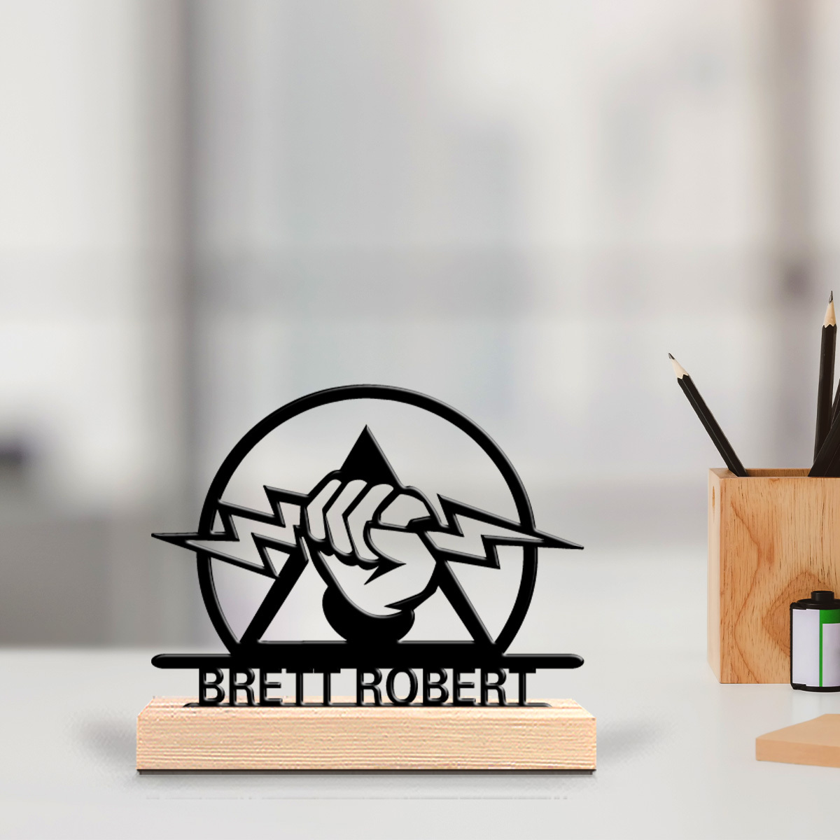 Custom Engraved Electrical Eng - đánh giá và giá Office Tech Decor
