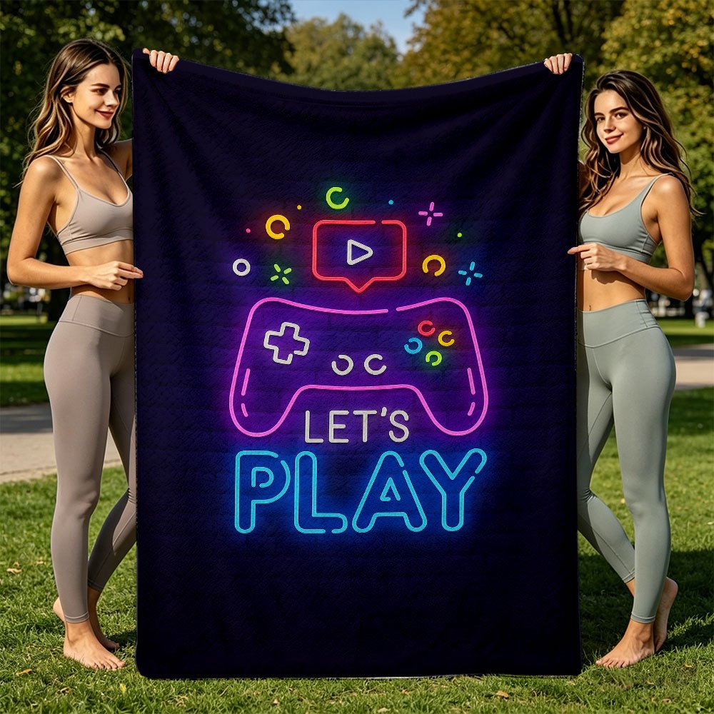 Vibrant Gamepad Tech Art Throw - đánh giá và giá Office Tech Decor