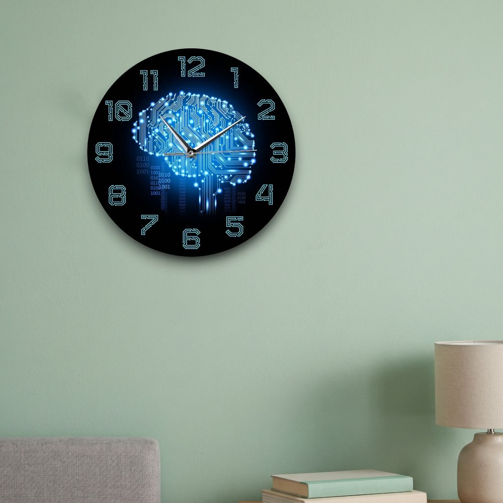 Tech Brain Wall Clock Binary C - đánh giá và giá The Office It Tech