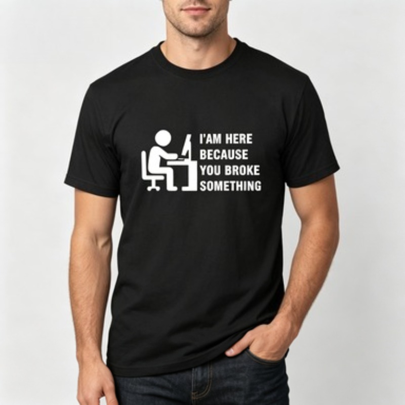 Soft Cotton Men T-shirt Tech S - đánh giá và giá The Office It Tech