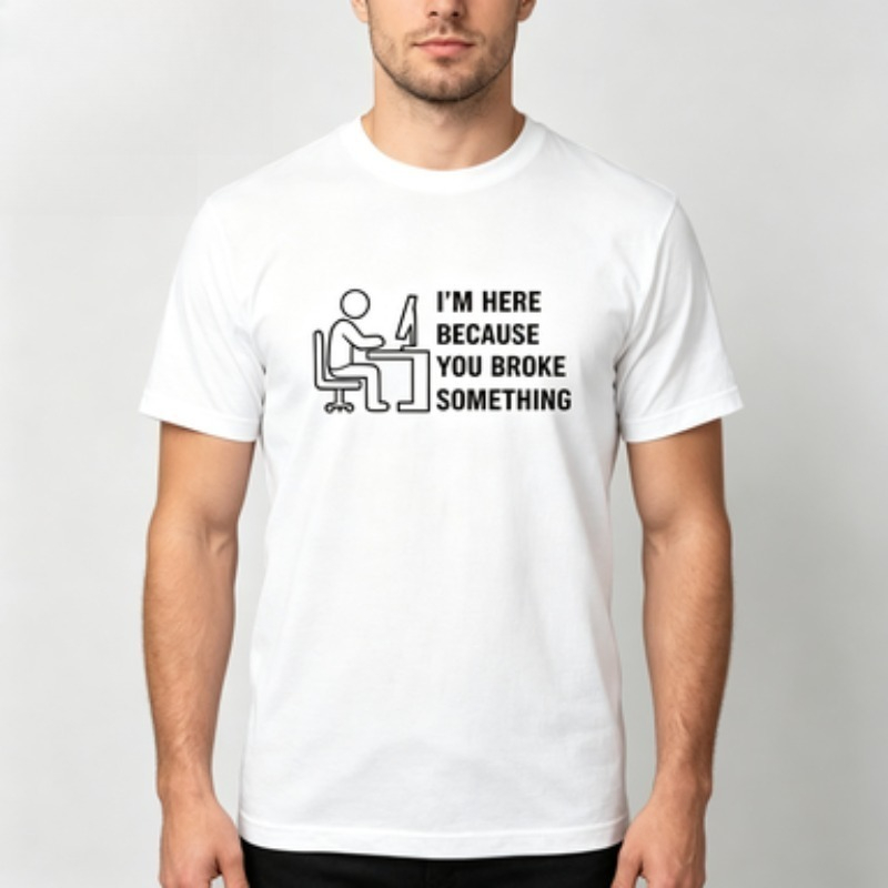 Soft Cotton Men T-shirt Tech S - đánh giá và giá The Office It Tech