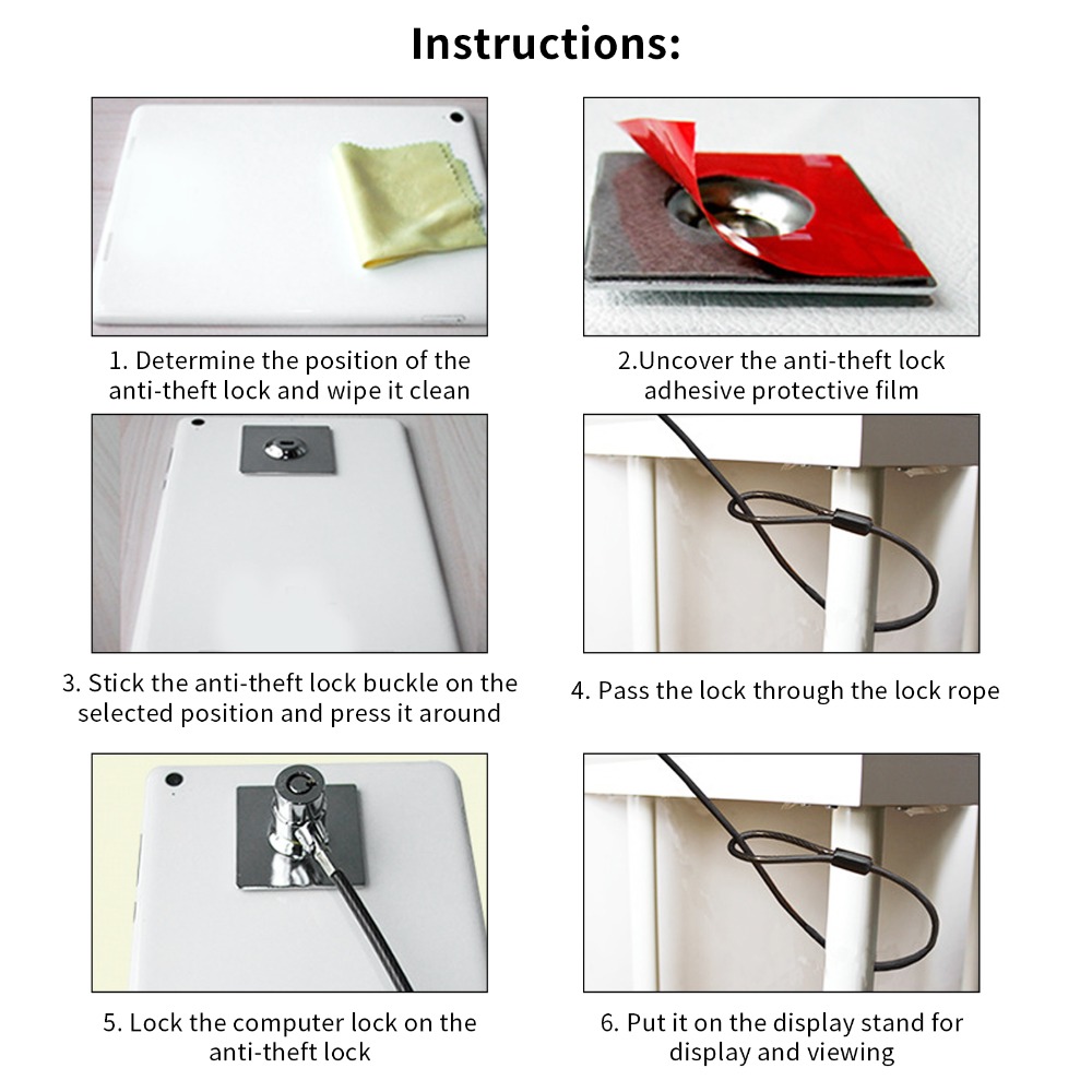 3*7 Keyhole Laptop Lock 2 m Ca - đánh giá và giá Cable Lock Laptop